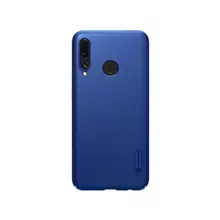Чехол бампер для Huawei P Smart Plus 2019 Nillkin Super Frosted Shield Blue (Синий)