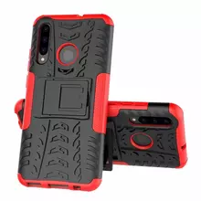 Чехол бампер для Motorola One Action Nevellya Case Red (Красный)