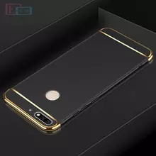 Чехол бампер для Huawei Y7 Prime 2018 Mofi Electroplating Black (Черный)