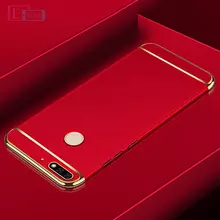 Чехол бампер для Huawei Y7 Prime 2018 Mofi Electroplating Red (Красный)