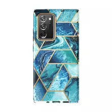 Чехол бампер для Samsung Galaxy Note 20 Ultra i-Blason Cosmo Ocean Blue (Синий Океан)