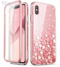 Чехол бампер для iPhone Xs i-Blason Cosmo Pink (Розовый)