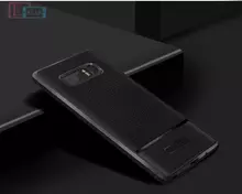 Чехол бампер для Samsung Galaxy Note 8 N955 idools Leather Fit Black (Черный)