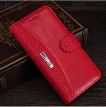 Чехол книжка для OnePlus 6 idools Luxury Red (Красный)