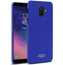 Чехол бампер для Samsung Galaxy A6 2018 Imak Cowboy Blue (Синий)