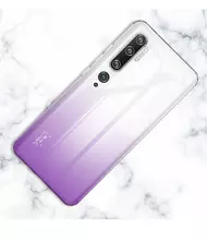 Чехол бампер для Xiaomi Mi Note 10 Imak Gradient Airbag Gradient Purple (Градиент Фиолетовый)