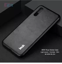 Чехол бампер для Huawei P20 Imak Leather Fit Black (Черный)