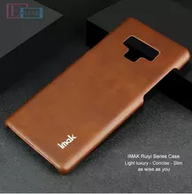 Чехол бампер для Samsung Galaxy Note 9 Imak Leather Fit Brown (Коричневый)