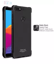 Чехол бампер для Huawei Honor 10 Imak Shock Matte Black (Матовый Черный)