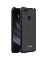 Чехол бампер для Xiaomi Mi8 Lite Imak Shock Matte Black (Матовый Черный)