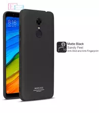 Чехол бампер для Xiaomi Redmi 5 Plus Imak Cowboy Black (Черный)