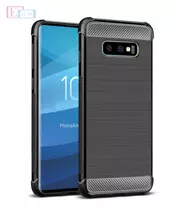 Чехол бампер для Samsung Galaxy S10e Imak Vega Carbon Black (Черный)