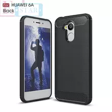 Чехол бампер для Huawei Honor 6A iPaky Carbon Fiber Black (Черный)