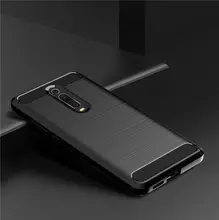 Чехол бампер для Xiaomi Mi9T iPaky Carbon Fiber Black (Черный)