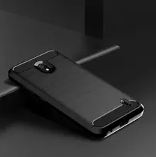 Чехол бампер для Nokia 2.2 iPaky Carbon Fiber Black (Черный)