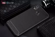 Чехол бампер для Huawei Honor 8X Max iPaky Carbon Fiber Black (Черный)