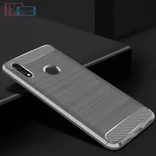 Чехол бампер для Huawei Honor Note 10 iPaky Carbon Fiber Gray (Серый)