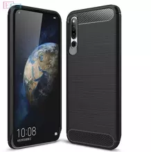 Чехол бампер для Huawei Honor Magic 2 iPaky Carbon Fiber Black (Черный)