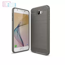 Чехол бампер для Samsung Galaxy J4 Plus iPaky Carbon Fiber Gray (Серый)