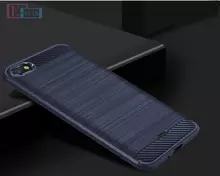 Чехол бампер для Xiaomi Redmi 6 iPaky Carbon Fiber Blue (Синий)