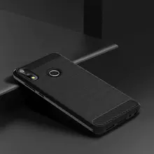 Чехол бампер для Asus Zenfone Max Shot ZB634KL iPaky Carbon Fiber Black (Черный)