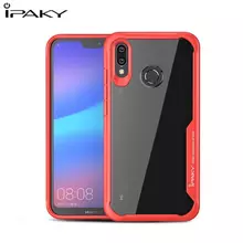 Чехол бампер для Huawei P Smart Plus 2019 Ipaky Fusion Red (Красный)