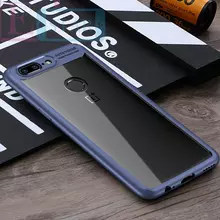 Чехол бампер для OnePlus 5T Ipaky Silicone Blue (Синий)