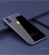 Чехол бампер для iPhone Xs Ipaky Silicone Blue (Синий)