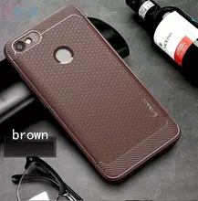 Чехол бампер для Xiaomi Redmi Note 5A Ipaky Texture Brown (Коричневый)