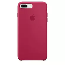 Чехол бампер для iPhone 7 Plus Apple Silicone Bumper Rose Red (Малиновый)