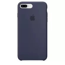 Чехол бампер для iPhone 8 Plus Apple Silicone Bumper Midnight Blue (Полуночный Синий)