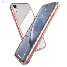 Чехол бампер для iPhone Xr X-Doria Glass Plus Pink (Розовый)