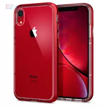 Чехол бампер для iPhone Xr Spigen Neo Hybrid Crystal Red (Красный)