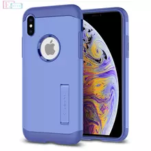 Чехол бампер для iPhone Xr Spigen Slim Armor Violet (Фиолетовый)