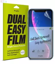Защитная пленка для iPhone Xr Ringke Dual Easy Full Cover Crystal Clear (Прозрачный)