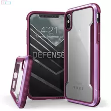 Чехол бампер для iPhone Xs Max X-Doria Defense Shield Purple (Фиолетовый)
