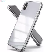 Чехол бампер для iPhone Xs Ringke Mirror Silver (Серебристый)