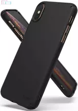 Чехол бампер для iPhone Xs Ringke Slim SF Black (Черное Напыление)
