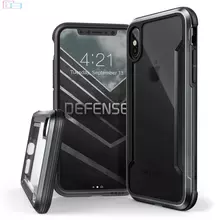 Чехол бампер для iPhone Xs X-Doria Defense Shield Black (Черный)