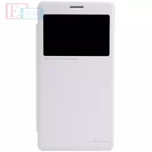 Чехол книжка для Lenovo A936 Note 8 Nillkin Sparkle White (Белый)