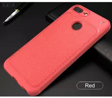 Чехол бампер для Huawei Honor 9 Lite Lenuo Leather Fit Red (Красный)