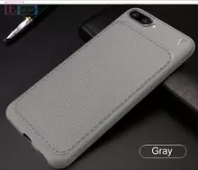 Чехол бампер для Huawei Honor 10 Lenuo Leather Fit Gray (Серый)