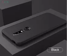 Чехол бампер для Nokia 7.1 Lenuo Leshen Black (Черный)