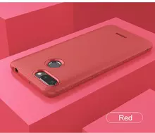 Чехол бампер для Xiaomi Redmi 6 Lenuo Leshen Red (Красный)