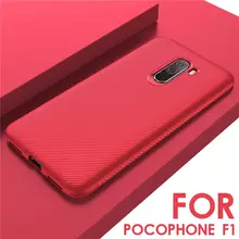Чехол бампер для Xiaomi Pocophone F1 Lenuo Leshen Red (Красный)