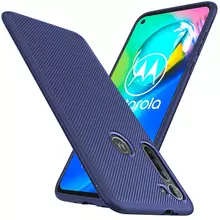 Чехол бампер для Motorola Moto G8 Power Lenuo Leshen Blue (Синий)