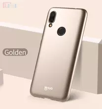 Чехол бампер для Xiaomi Redmi 7 Lenuo Matte Gold (Золотой)