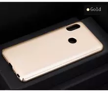 Чехол бампер для Xiaomi Redmi Note 5 Pro Lenuo Matte Gold (Золотой)
