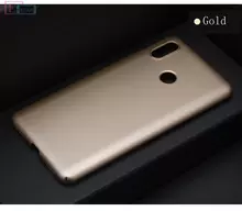 Чехол бампер для Xiaomi Mi Max 3 Lenuo Matte Gold (Золотой)