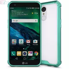 Чехол бампер для LG K10 2017 Anomaly Fusion Green (Зеленый)